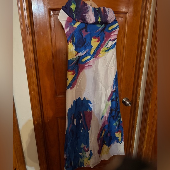 Top Quality Sexy Boho Strapless Floral Dre… - Picture 6 of 8